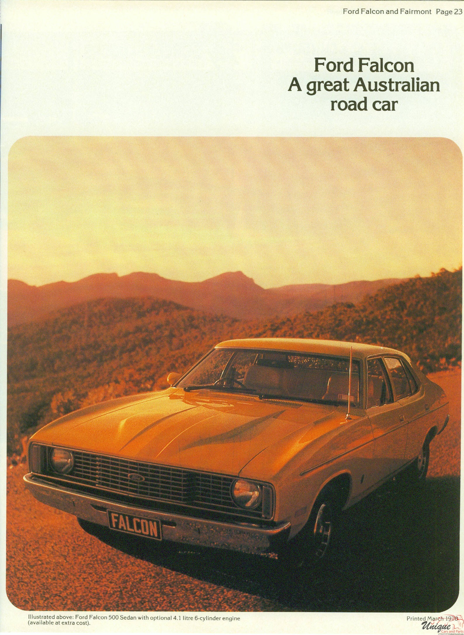 1978 Ford Australia Model Range Brochure Page 44